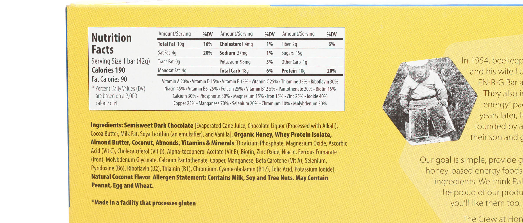 Honey Stinger Protein Bar - Box of 15