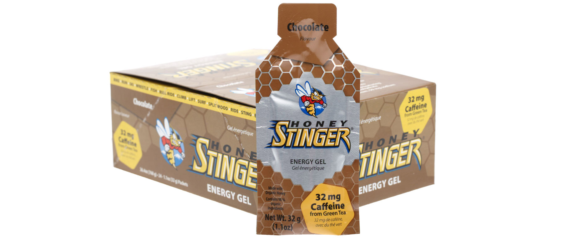 Honey Stinger Organic Gel Box of 24