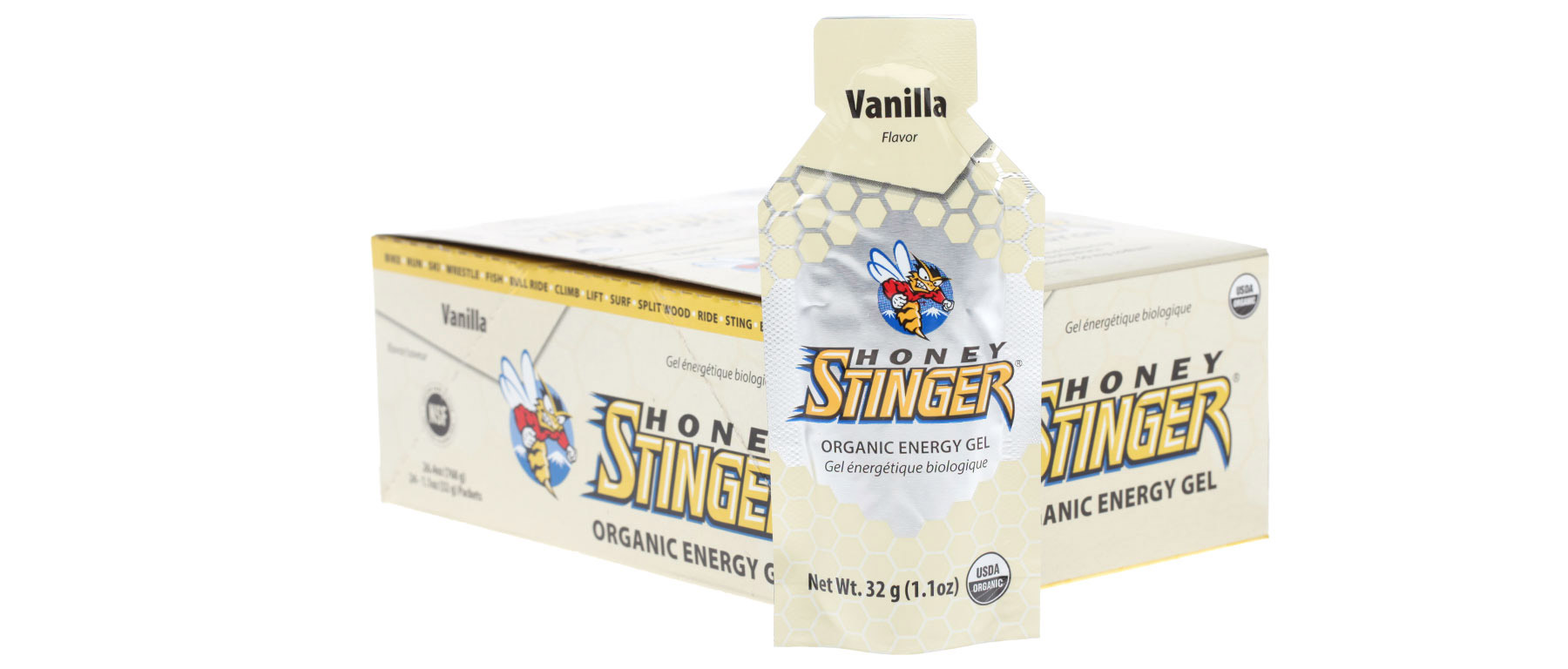 Honey Stinger Organic Gel Box of 24