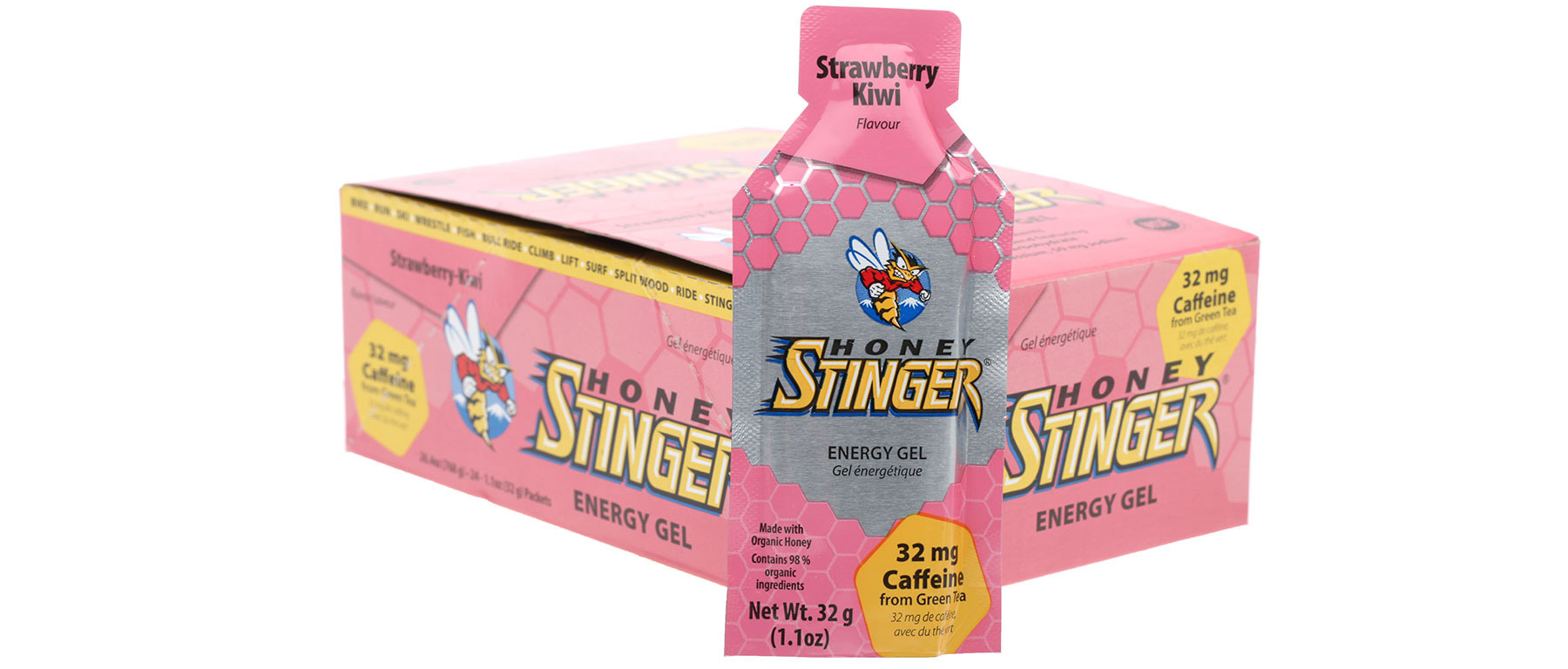 Honey Stinger Organic Gel Box of 24