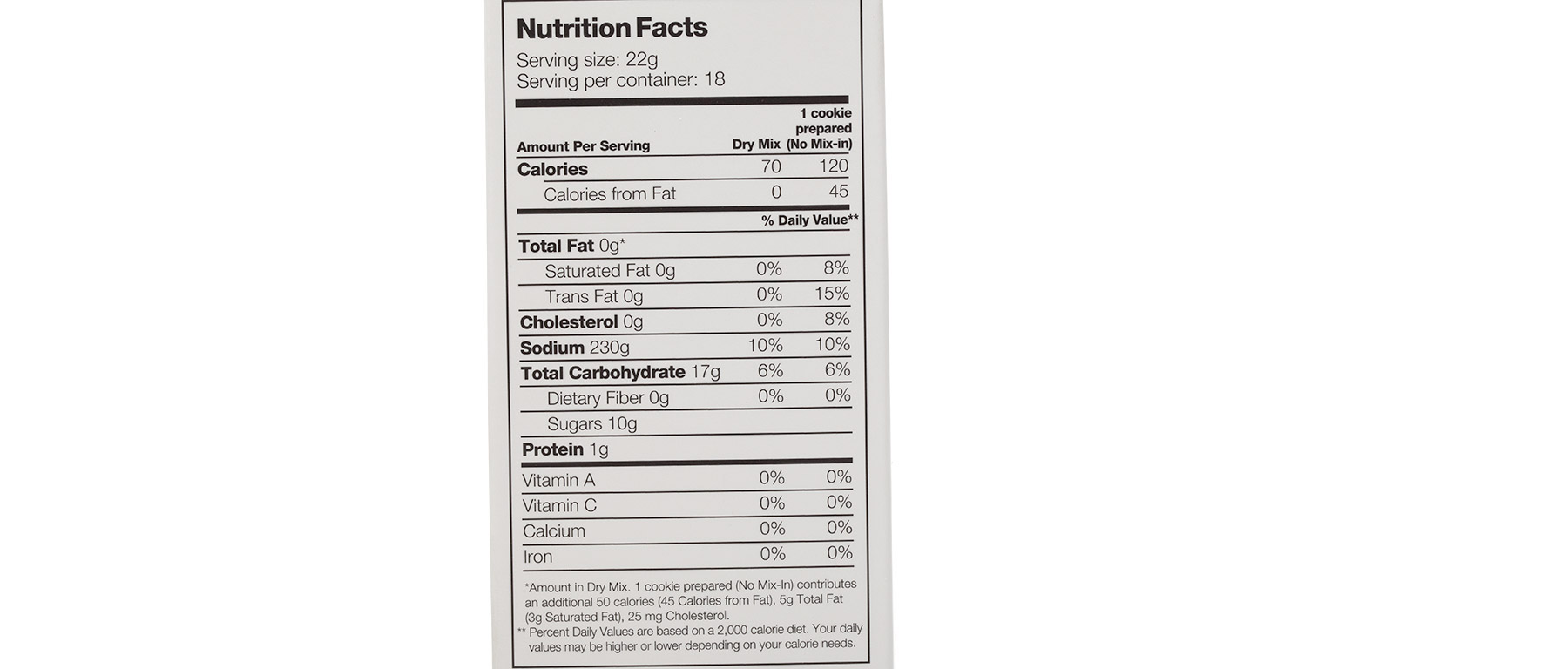 Skratch Labs Cookie Mix