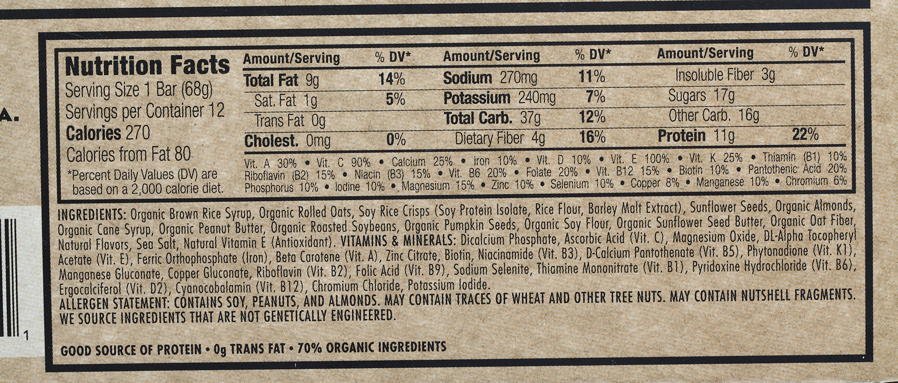Clif Bar Box of 12