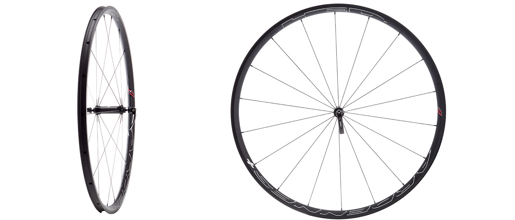 HED Ardennes Plus Black Rim Wheelset