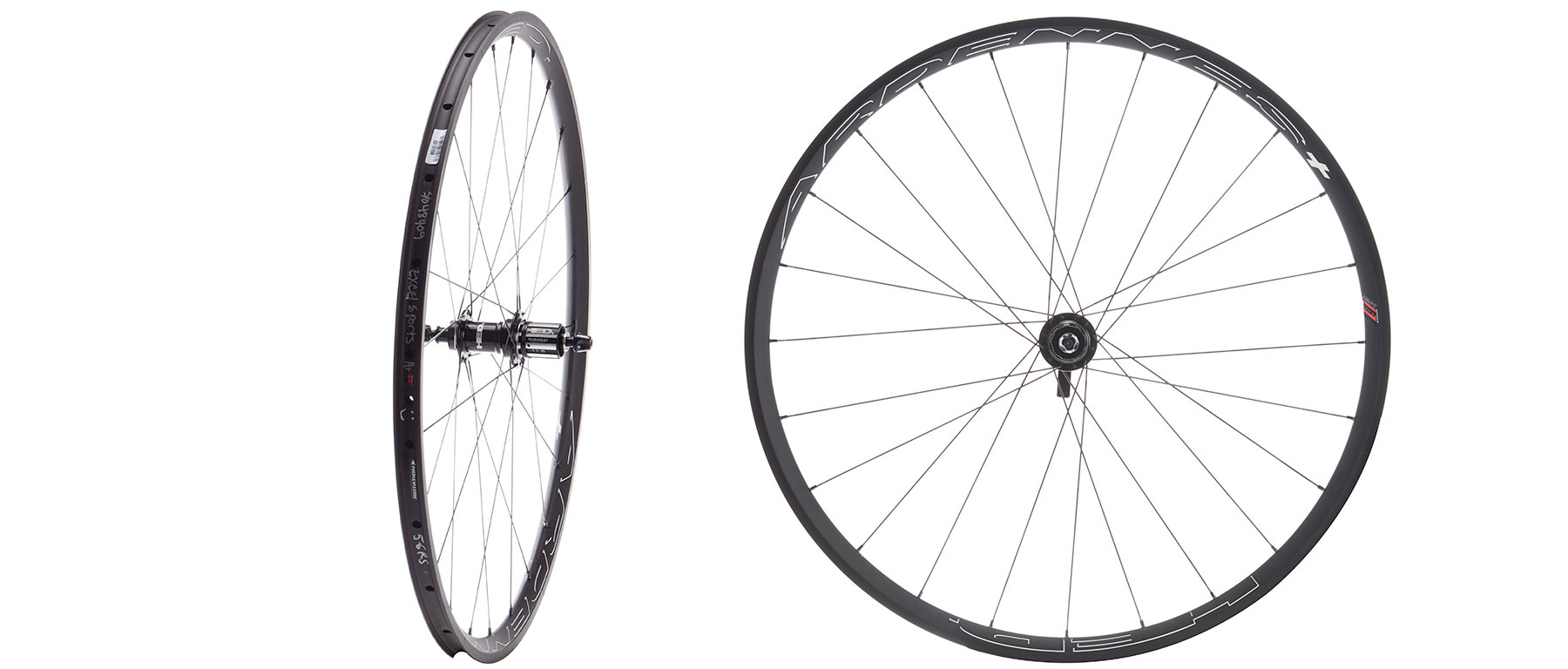 HED Ardennes Plus Black Rim Wheelset