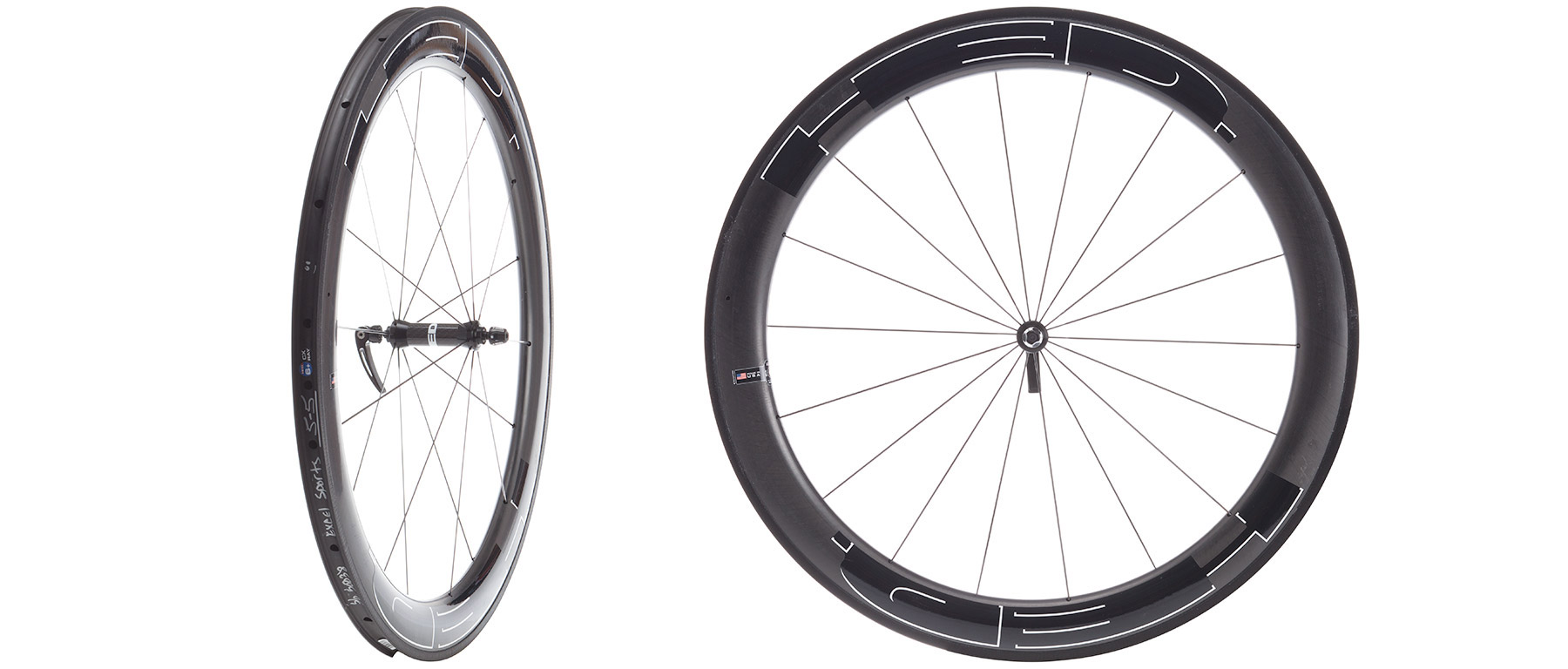 HED Jet 6 Black Front Wheel Excel Sports | Shop Online From Boulder Colorado