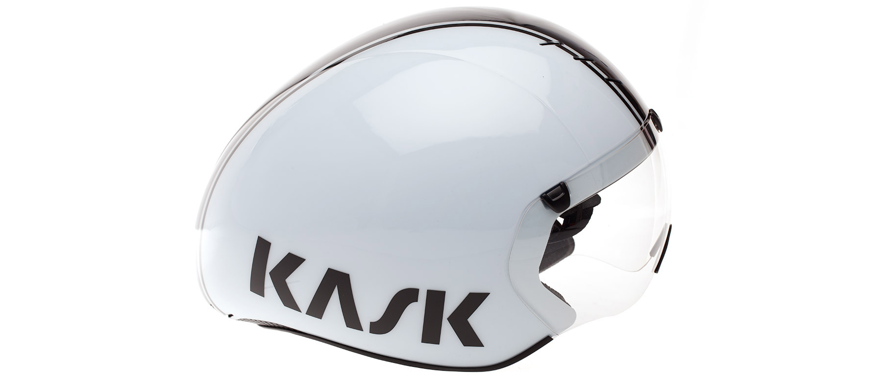 KASK Kask Bambino Helmet Medium 55-58cm Includes clear visor White 