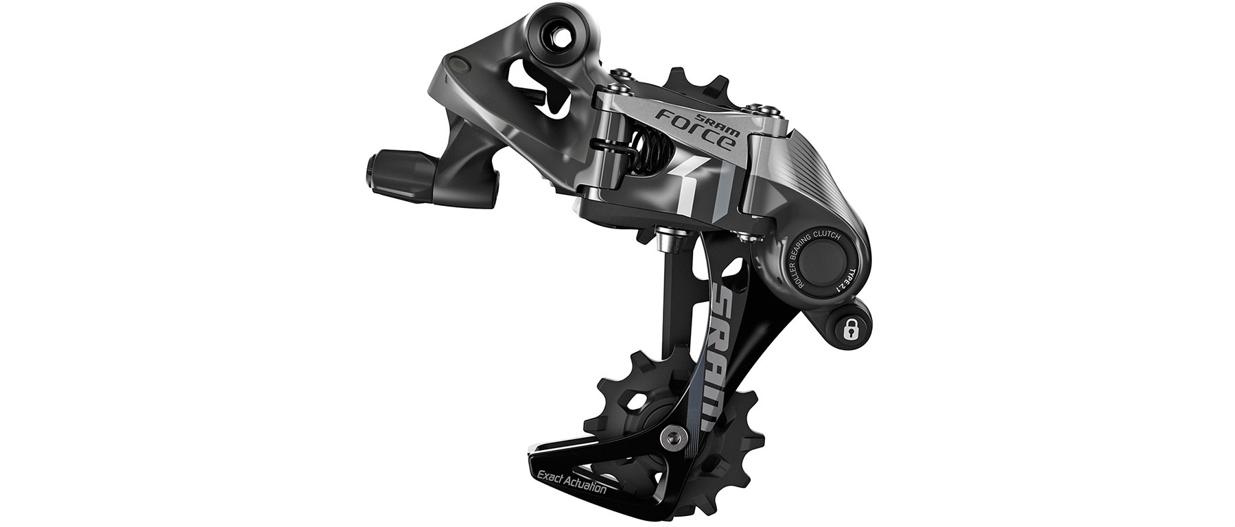 SRAM Force 1 Rear Derailleur - 11 Speed, Long Cage, Gray