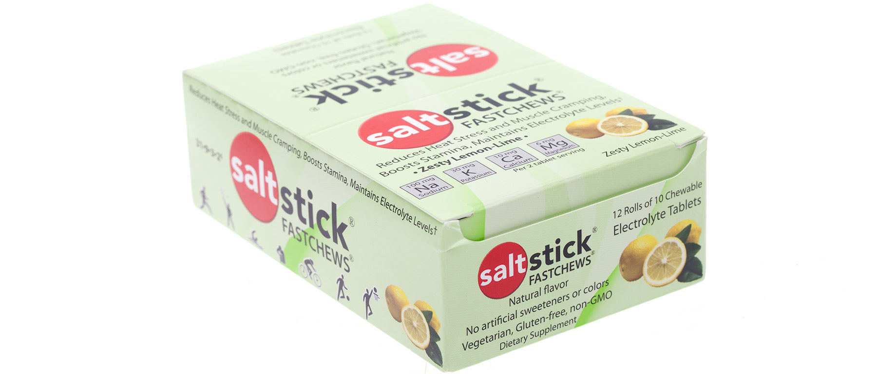 Saltstick Fastchews Chewable Tablets Box of 12 Tubes