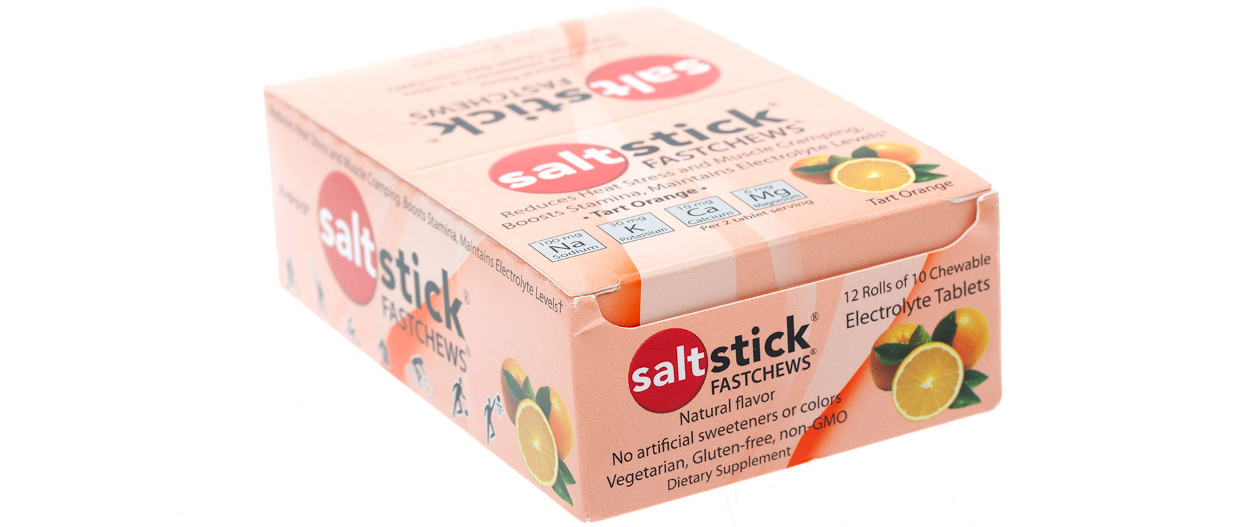 Saltstick Fastchews Chewable Tablets Box of 12 Tubes