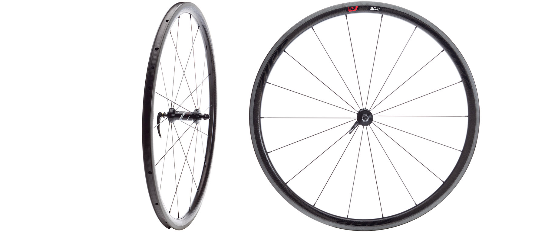 Zipp 202 Firecrest Clincher  Front Wheel