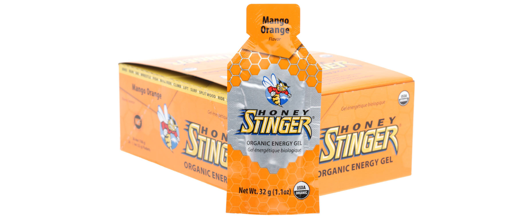 Honey Stinger Organic Gel Box of 24
