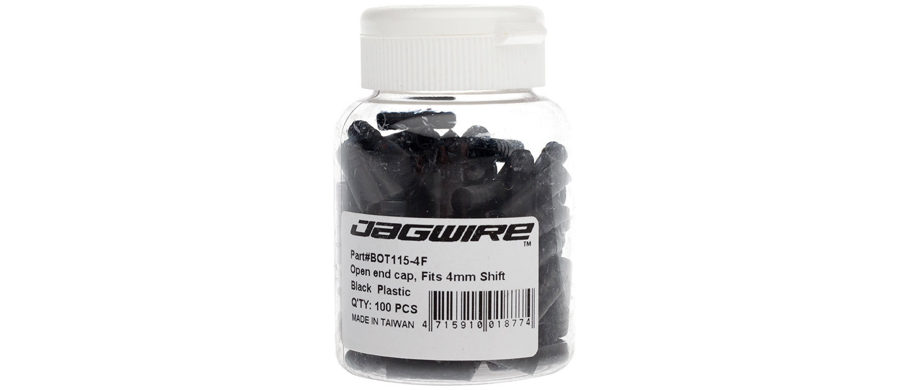 Jagwire Cable Ferrules 4mm 100 Count Bottle