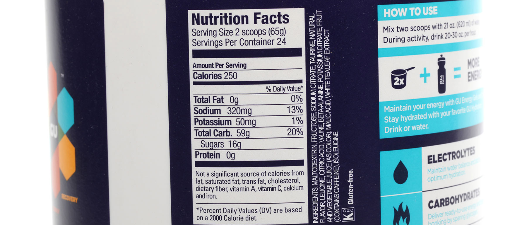 GU Roctane Energy Drink Mix 24 Serve