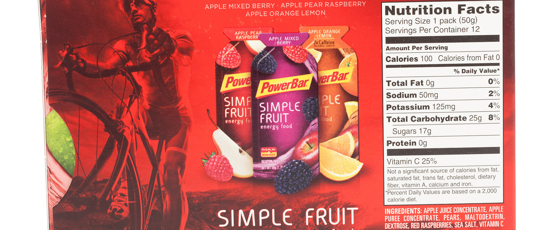 PowerBar Simple Fruit Energy Food