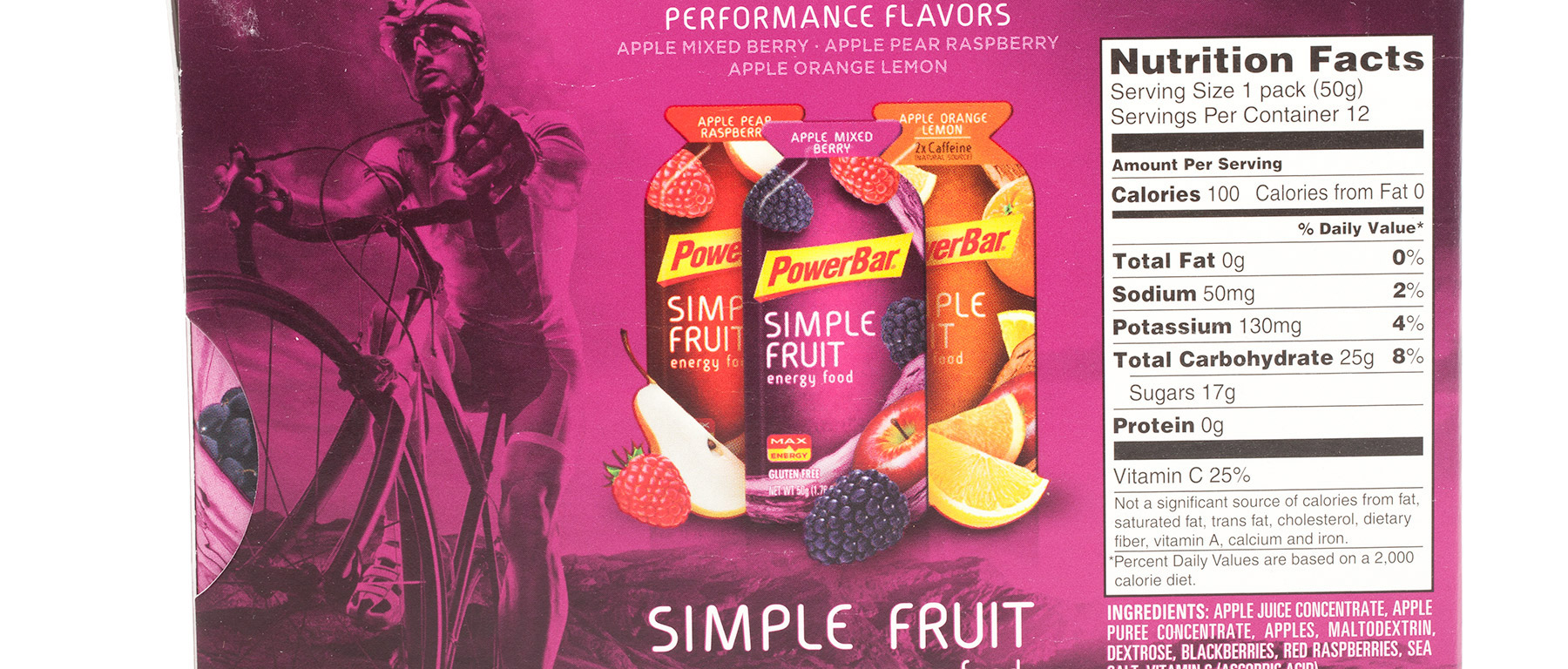 PowerBar Simple Fruit Energy Food