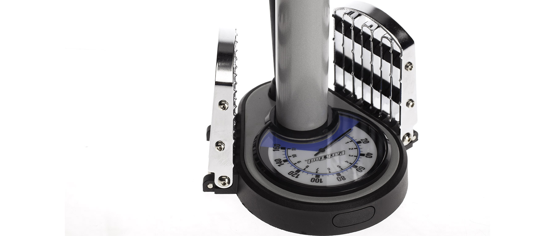 thumbnail image 2 of Park Tool PFP-10 Home Mechanic Floor Pump - 160 PSI, Presta/Schrader, Blue 2 of 5