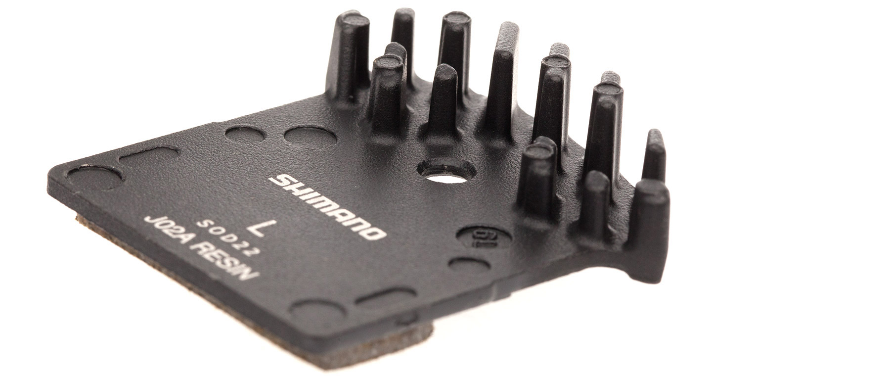 Shimano J02A Resin Disc Brake Pad  with Spring with Fin
