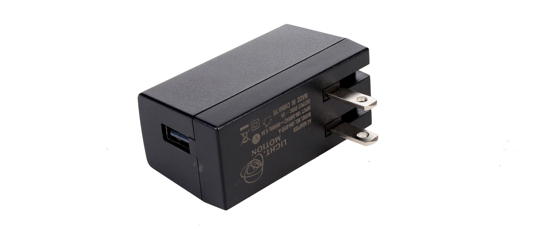 Light & Motion 2.0A USB AC Adapter