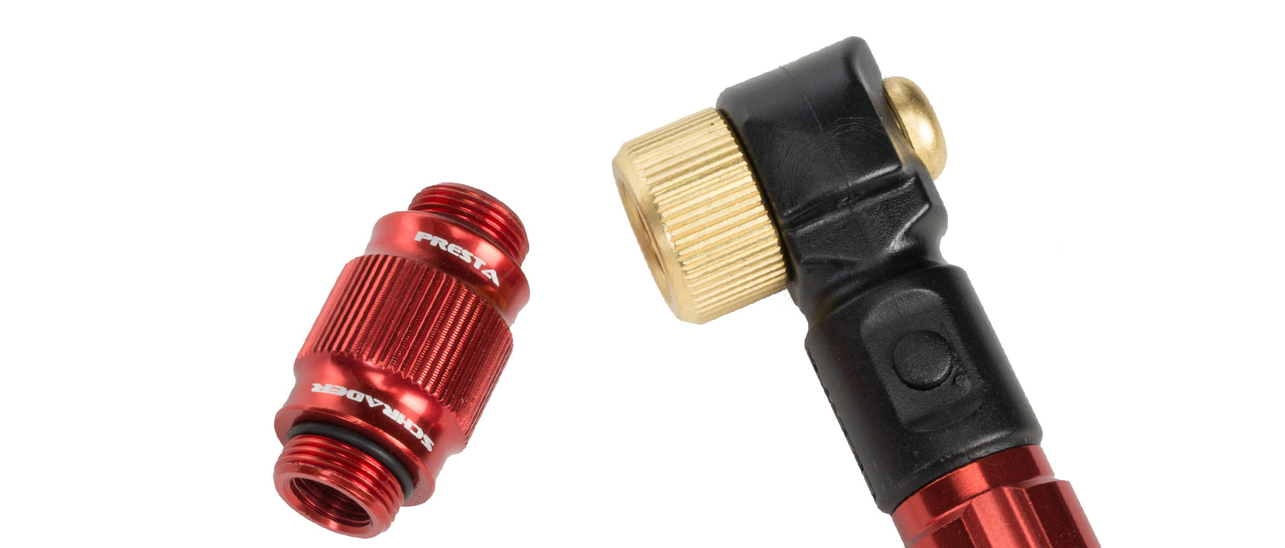 LEZYNE ABS-1 PRO HP Chuck Head - Presta & Schrader Replacement For High Pressure Hose