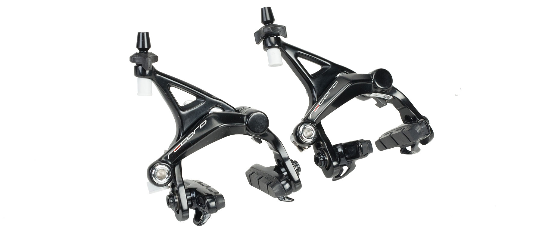 thumbnail image 2 of Campagnolo Super Record Dual Pivot Rim Brake Calipers, Front & Rear Set, Black Aluminum, For Road Bikes 2 of 5