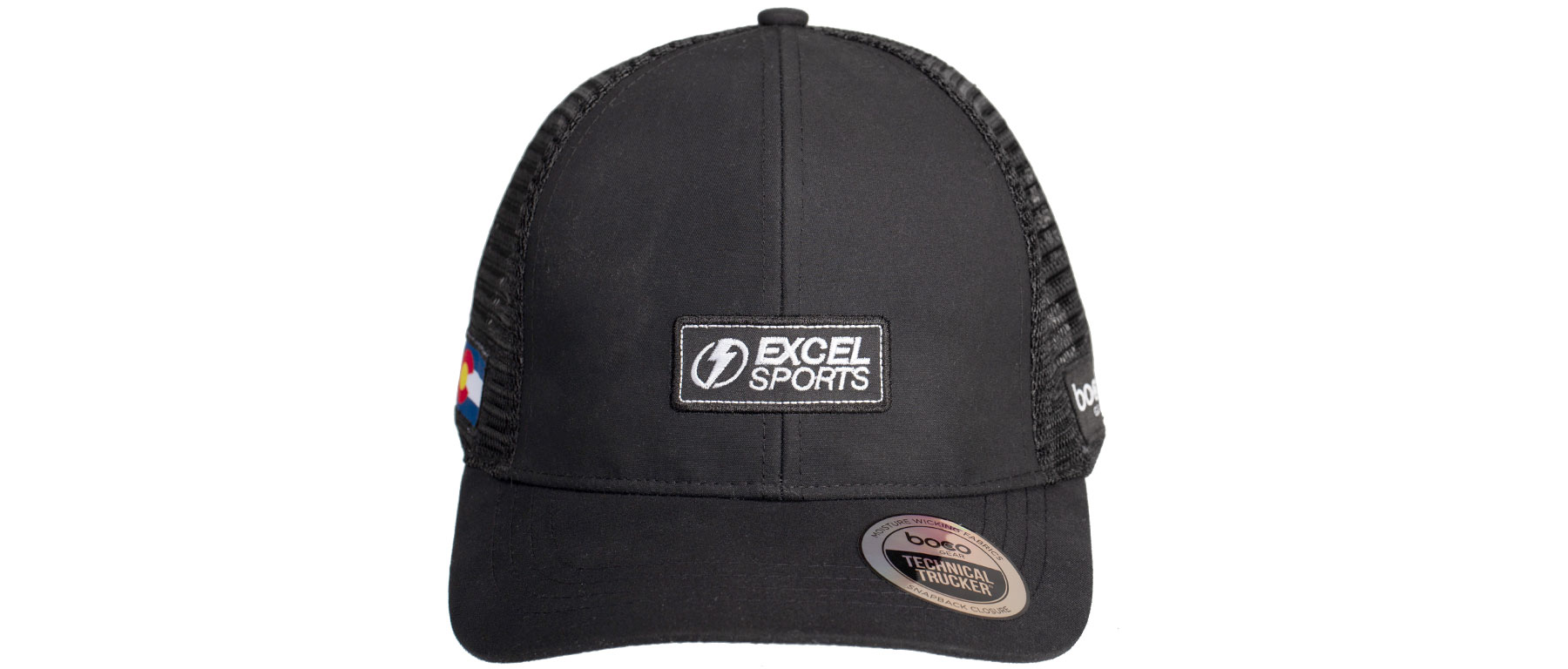 Excel Sports Logo Technical Trucker Hat