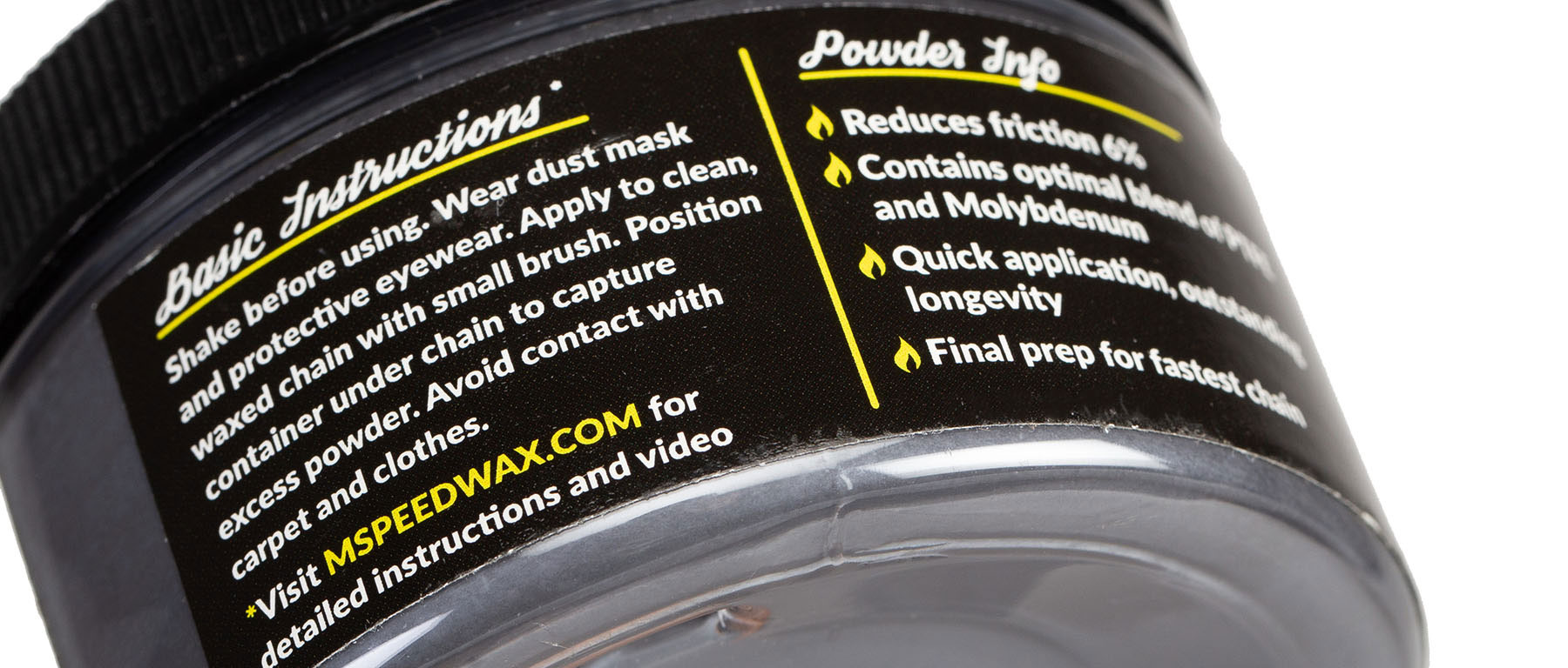 MSPEEDWAX  Molten Speed Wax - MSPEEDWAX Race Powder Brush