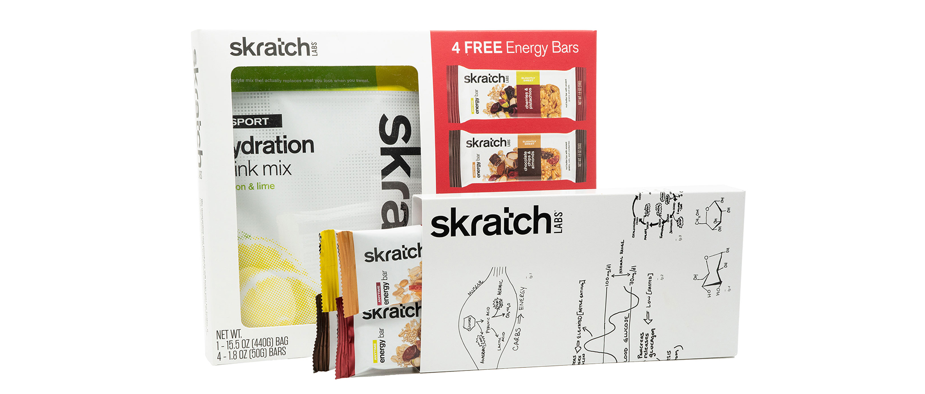 Skratch Labs Hydration Mix/Energy Bar Promo Box