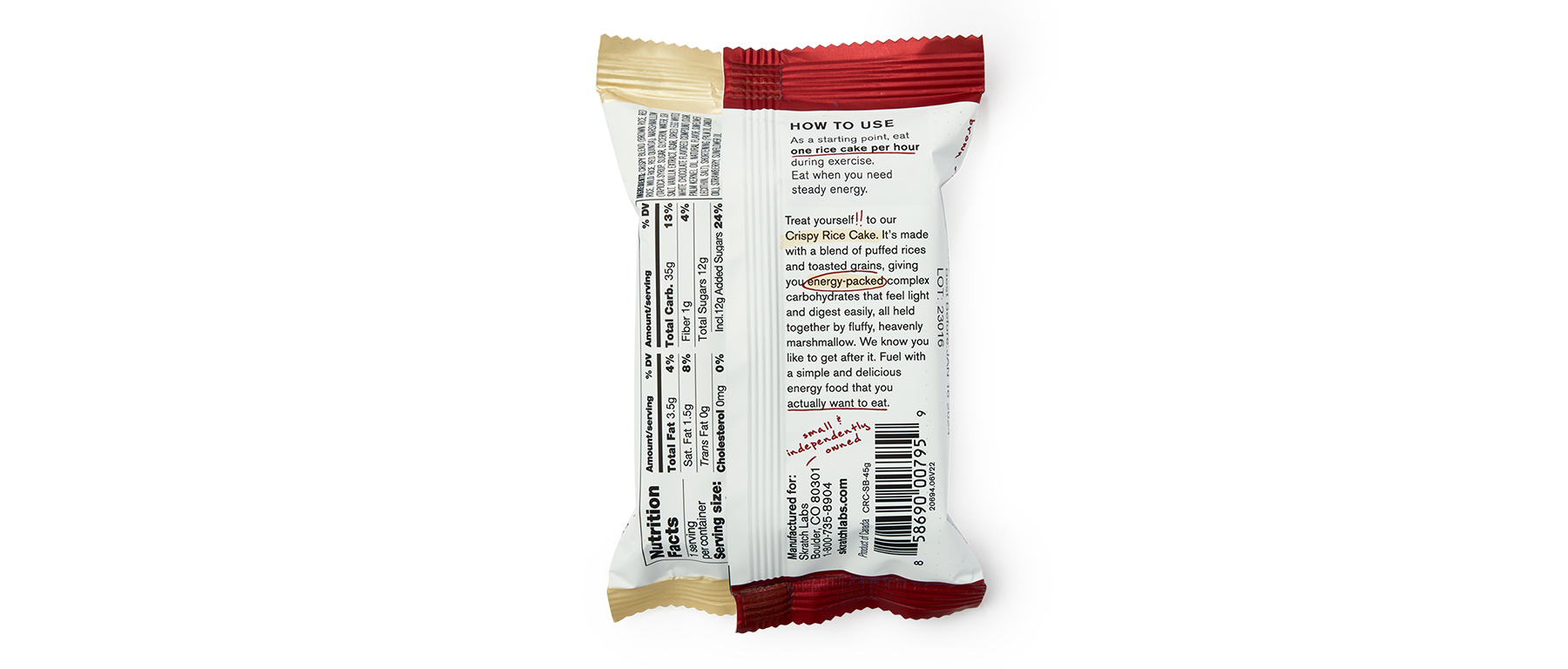 Skratch Labs Crispy Rice Cake Sport Fuel 8-Pack Excel Sports | Shop ...
