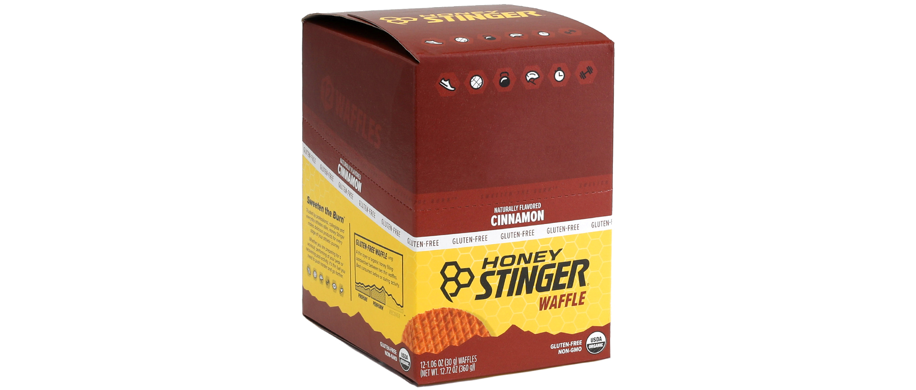 Honey Stinger Waffle Gluten Free Box of 12