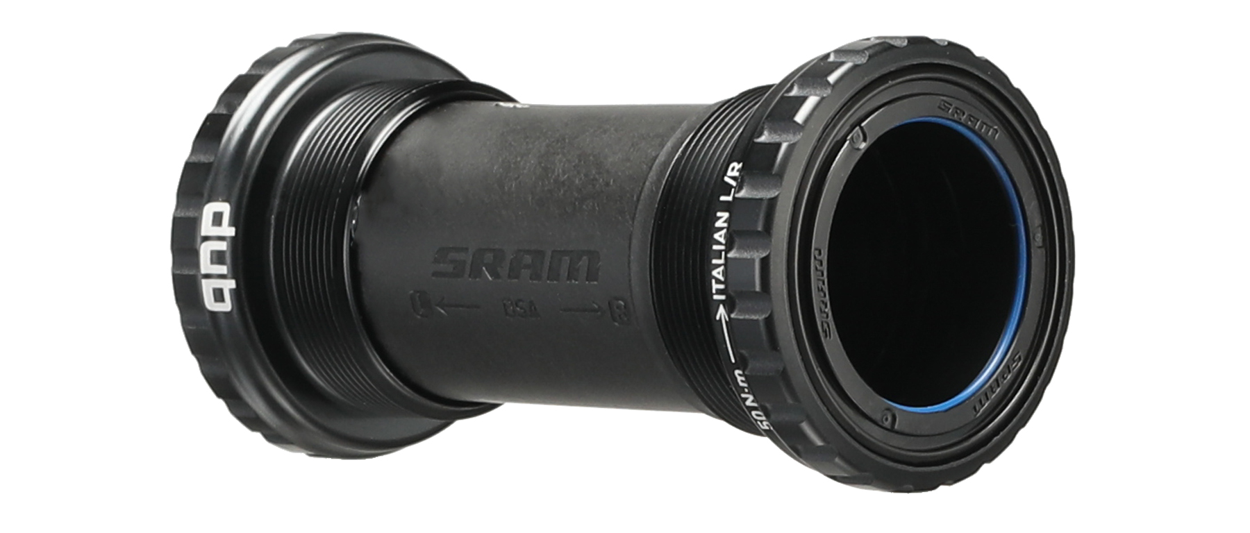 SRAM DUB Bottom Bracket - Black Aluminum/Plastic For Road, Gravel, Mountain Bikes (Most Common Versions)