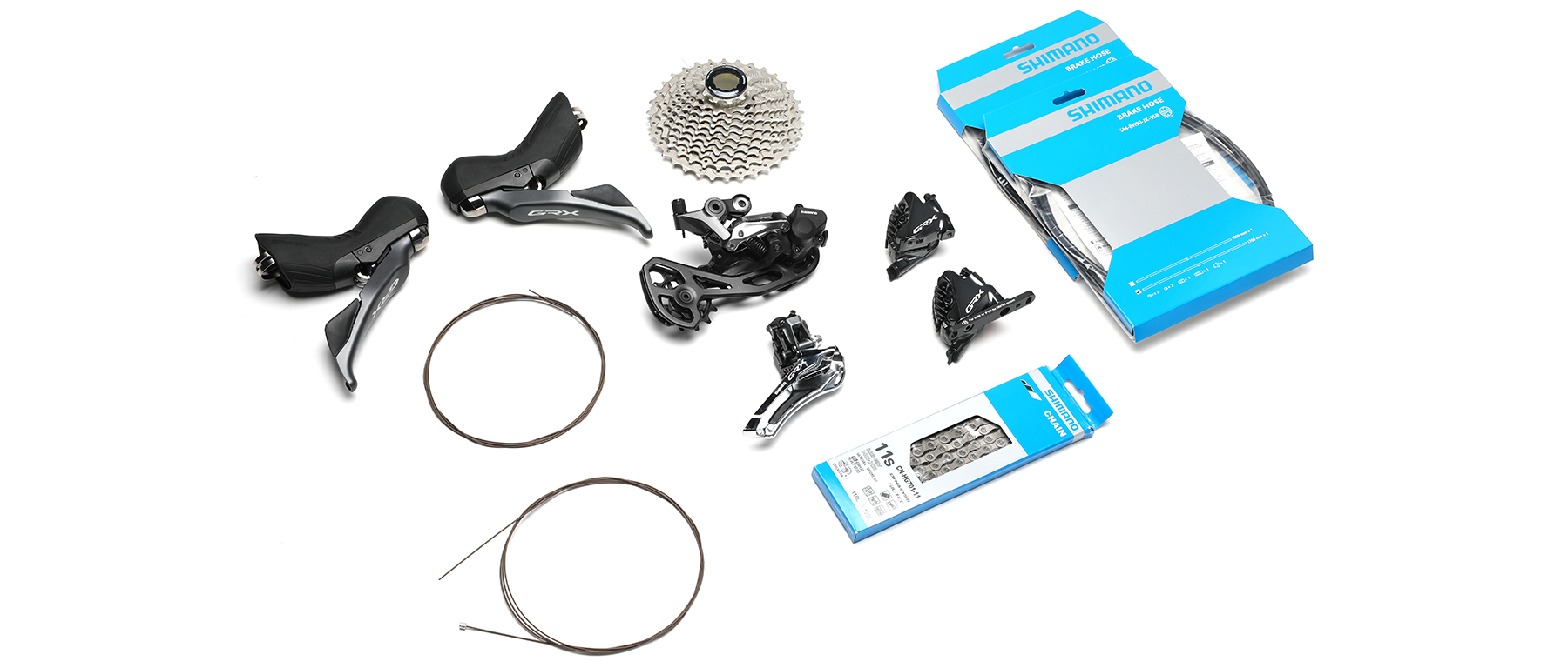 Shimano grx rx810 2x11 disc brake set hot sale