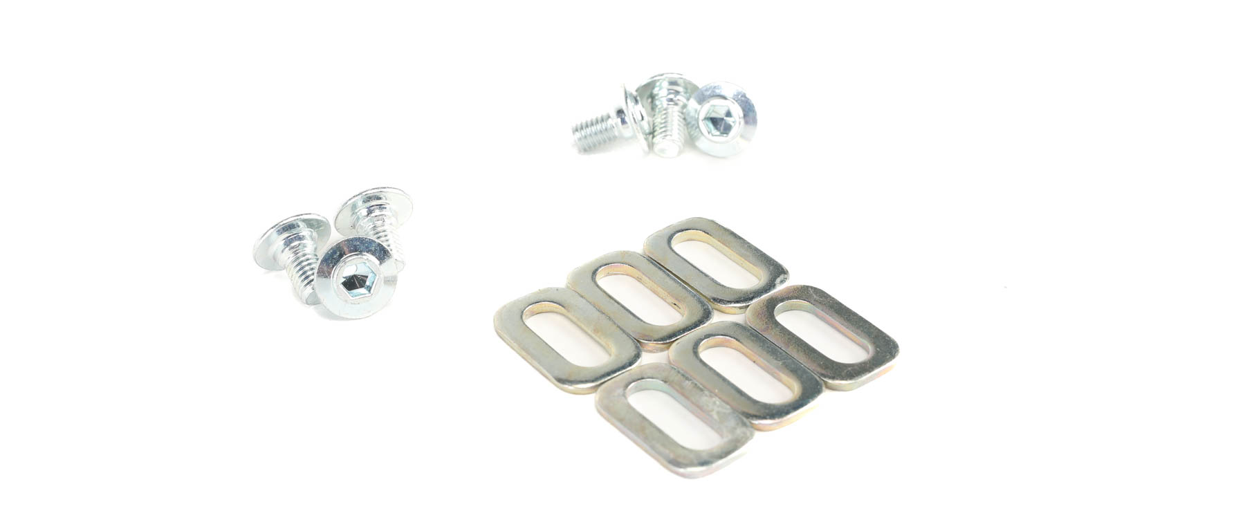 RT Bolts 10mm Bicycle Shoe Cleat Bolt Set – Look Style, Stainless Steel, 6-Pack