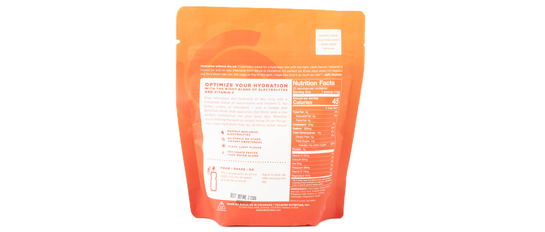 Tailwind Rapid Hydration 25-Serving