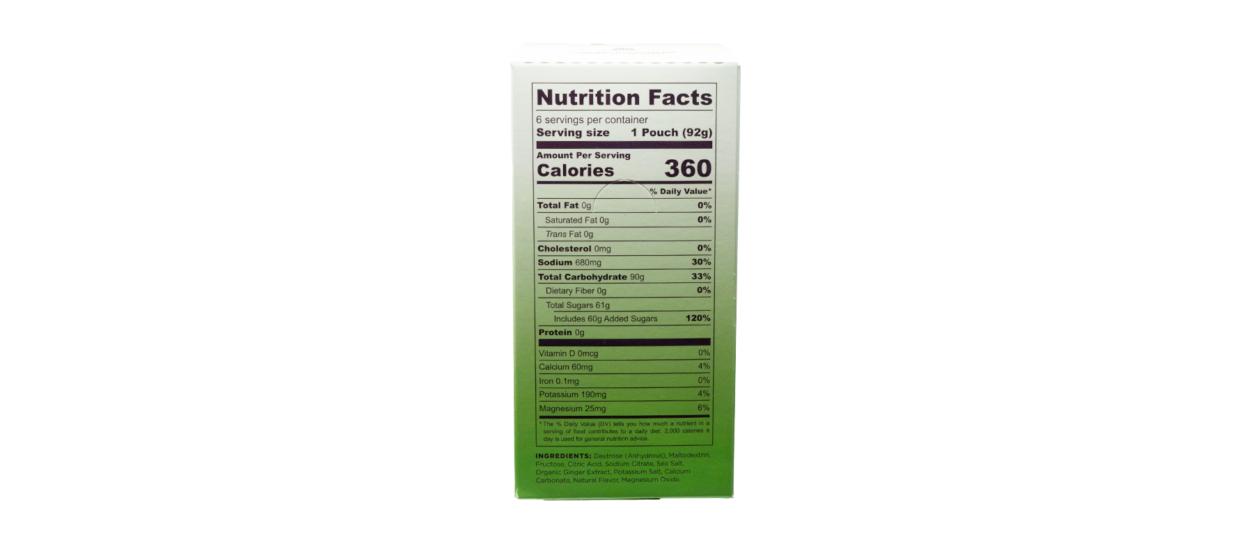 Tailwind High Carb Fuel 6 Pack Box