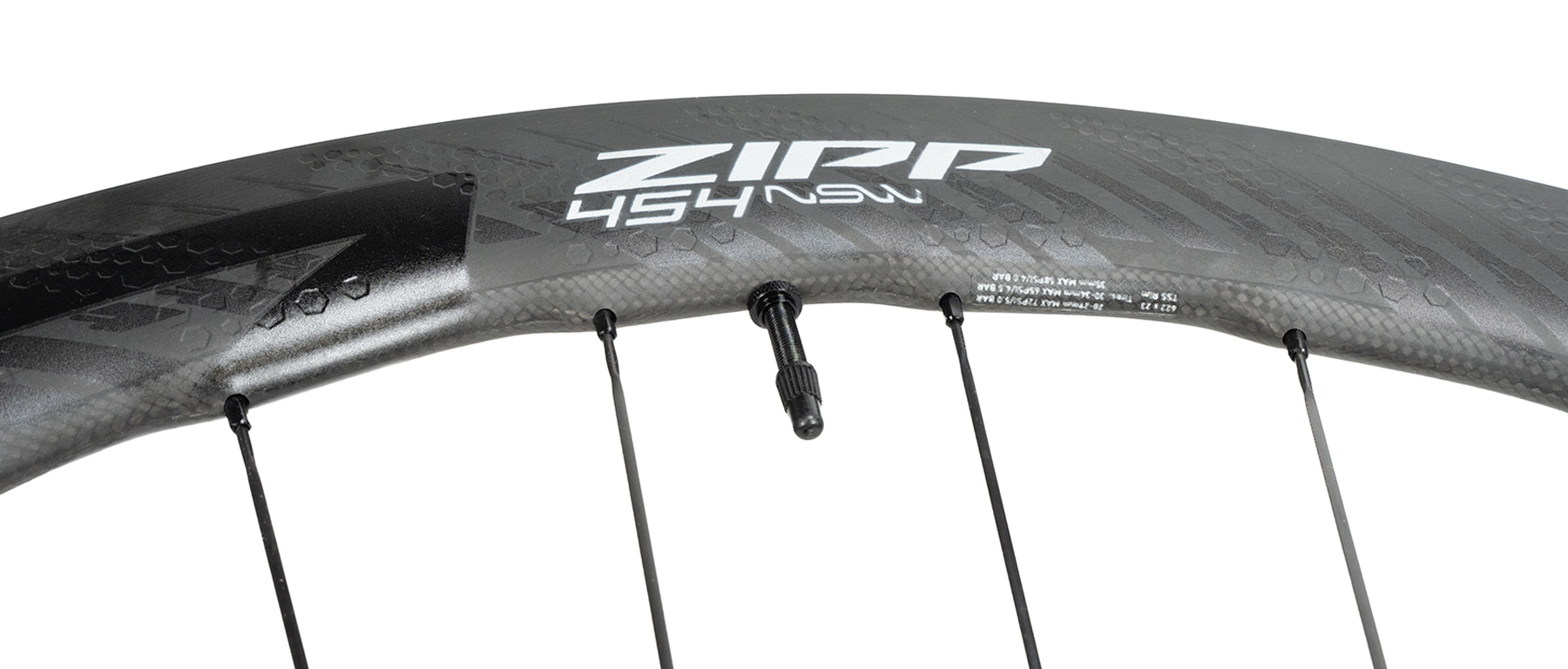 Zipp 454 NSW Tubeless Disc Front Wheel