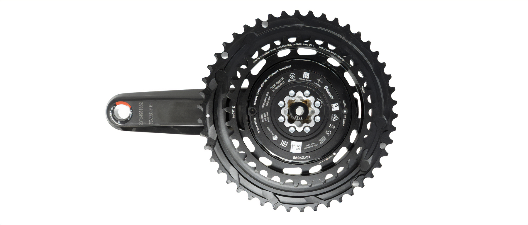 SRAM Force AXS E1 DUB Power Meter 12-Speed Crankset