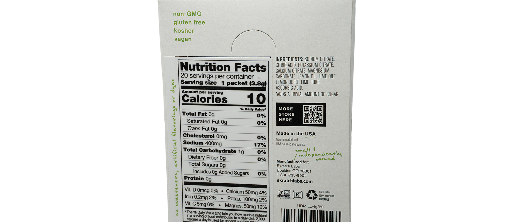 Skratch Labs Unsweetened Hydration Sport Drink Mix