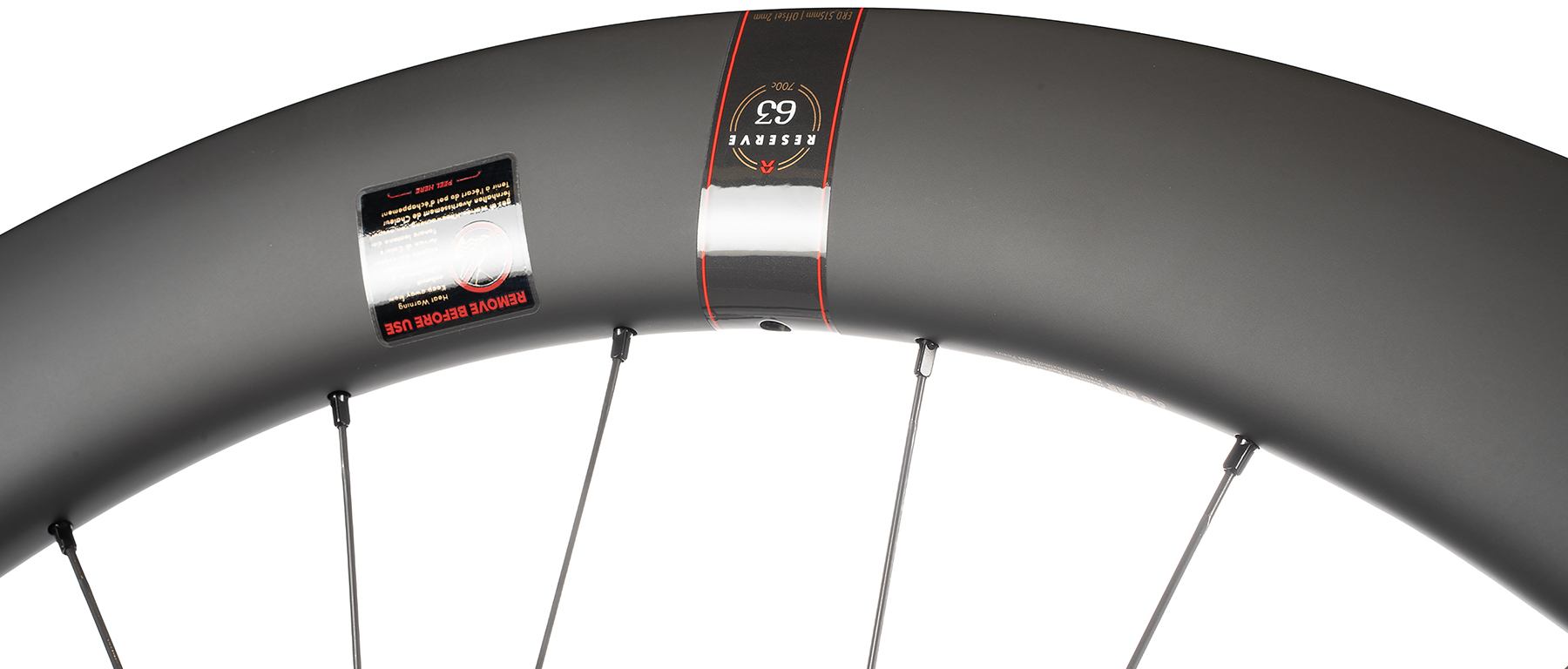 Reserve 63 Zipp 176 Carbon Rear Wheel