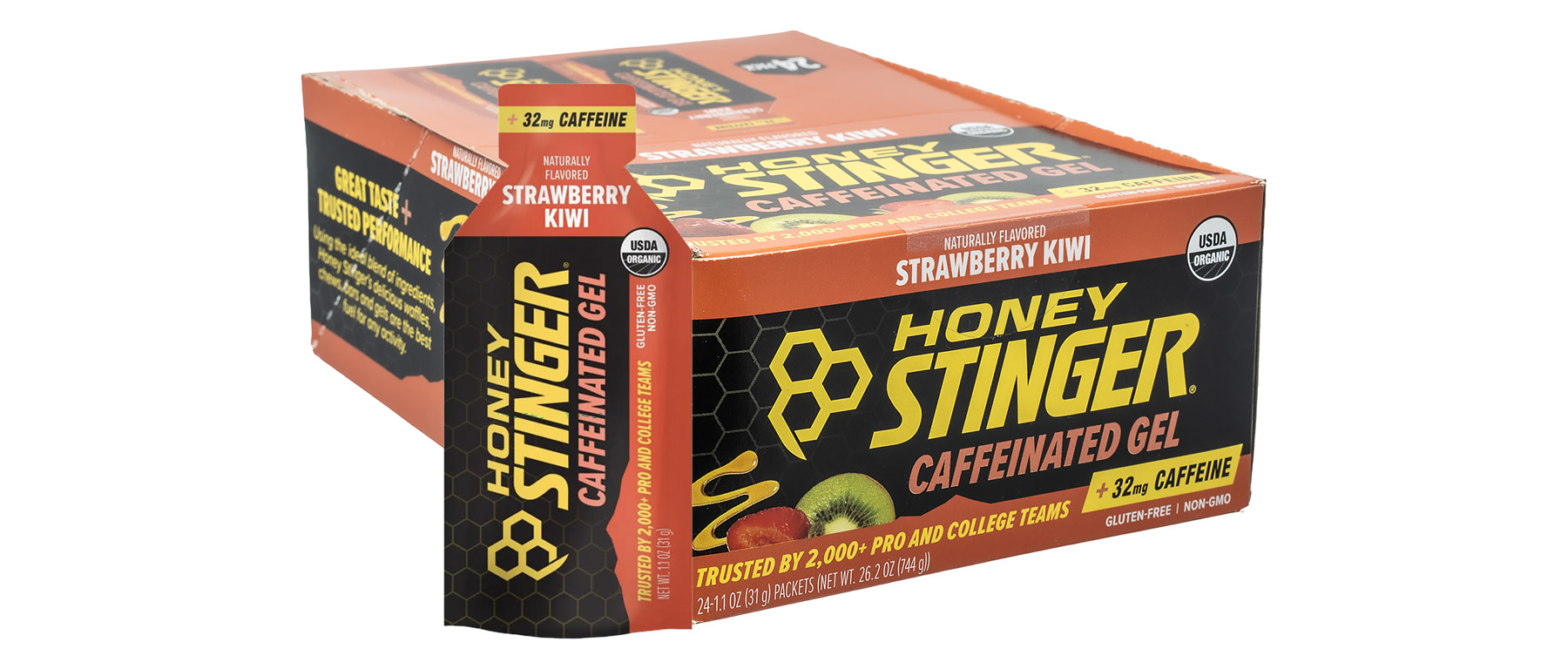 Honey Stinger Organic Gel Box of 24