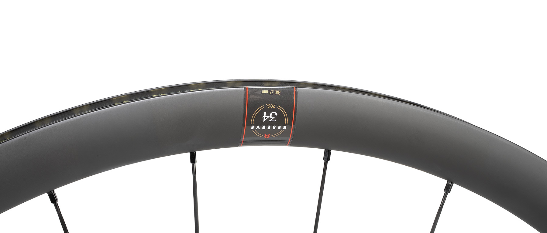 Reserve 34 Turbulent Aero DT 240 Carbon Front Wheel