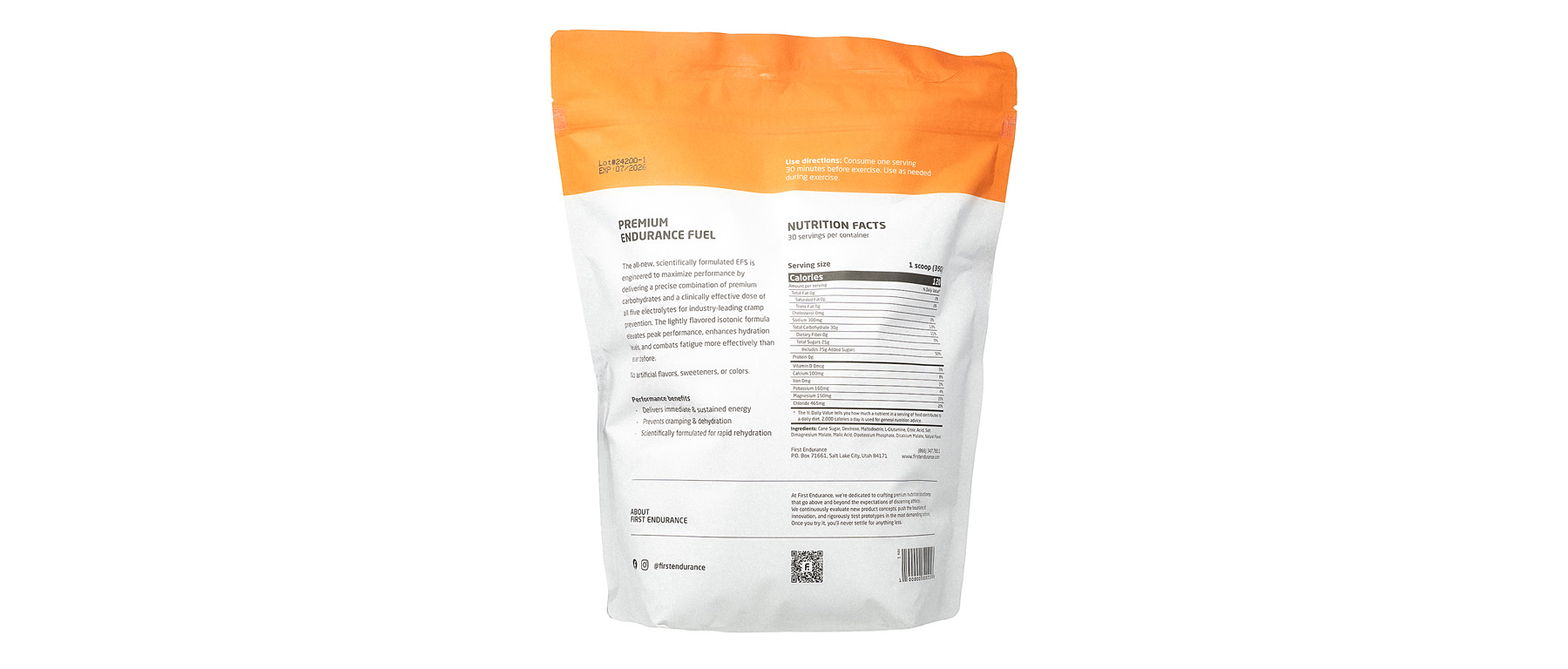 First Endurance EFS Energy Drink Mix 30-Serving