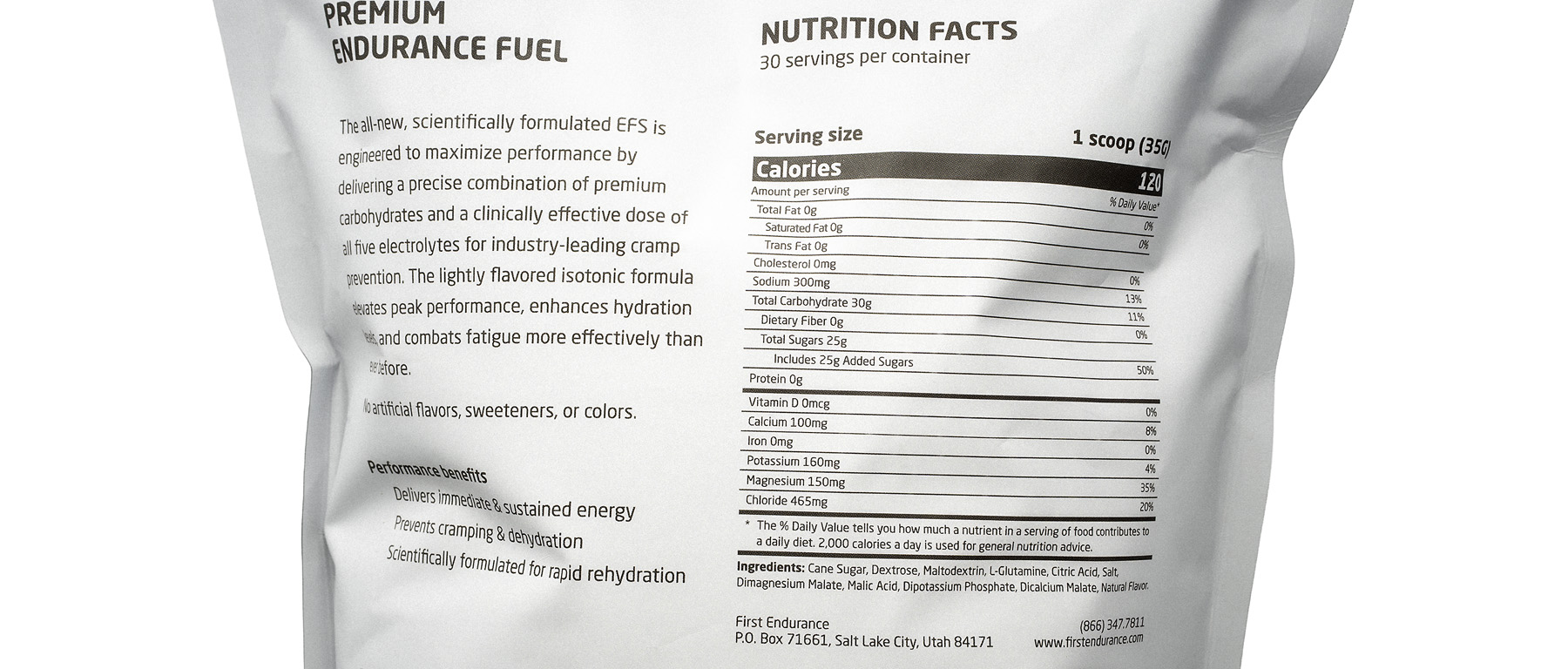 First Endurance EFS Energy Drink Mix 30-Serving