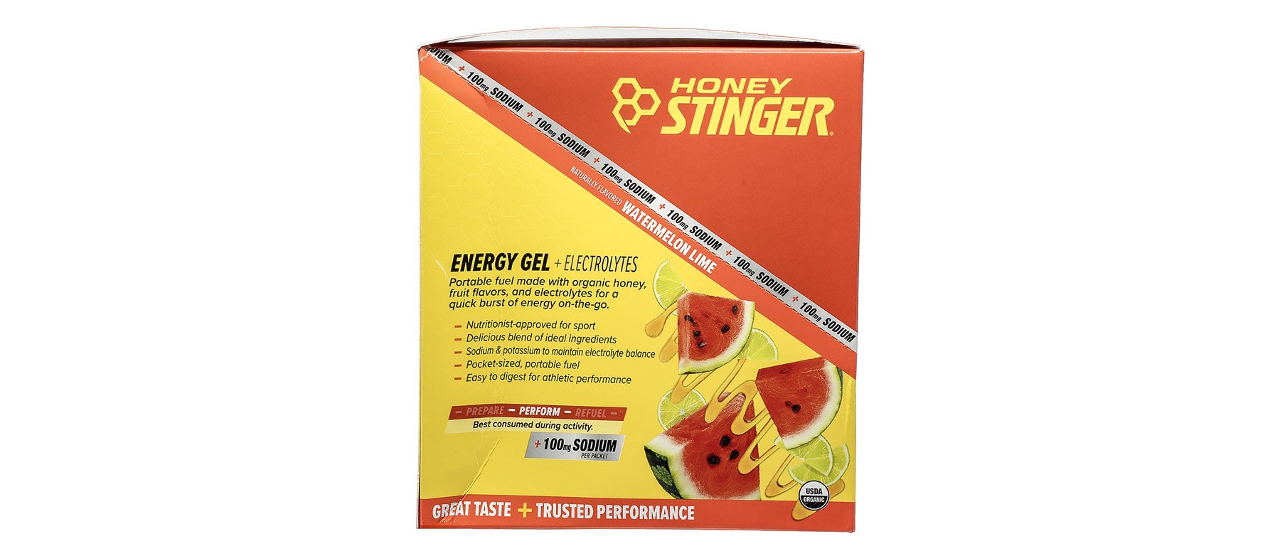 Honey Stinger Electrolyte Energy Gel Box of 12