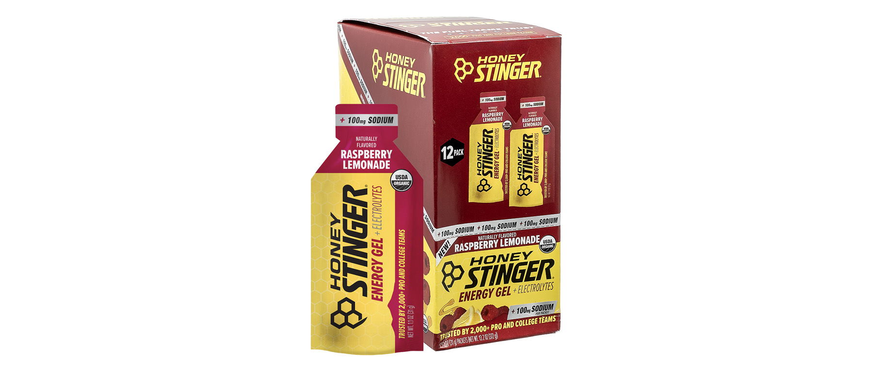 Honey Stinger Electrolyte Energy Gel Box of 12