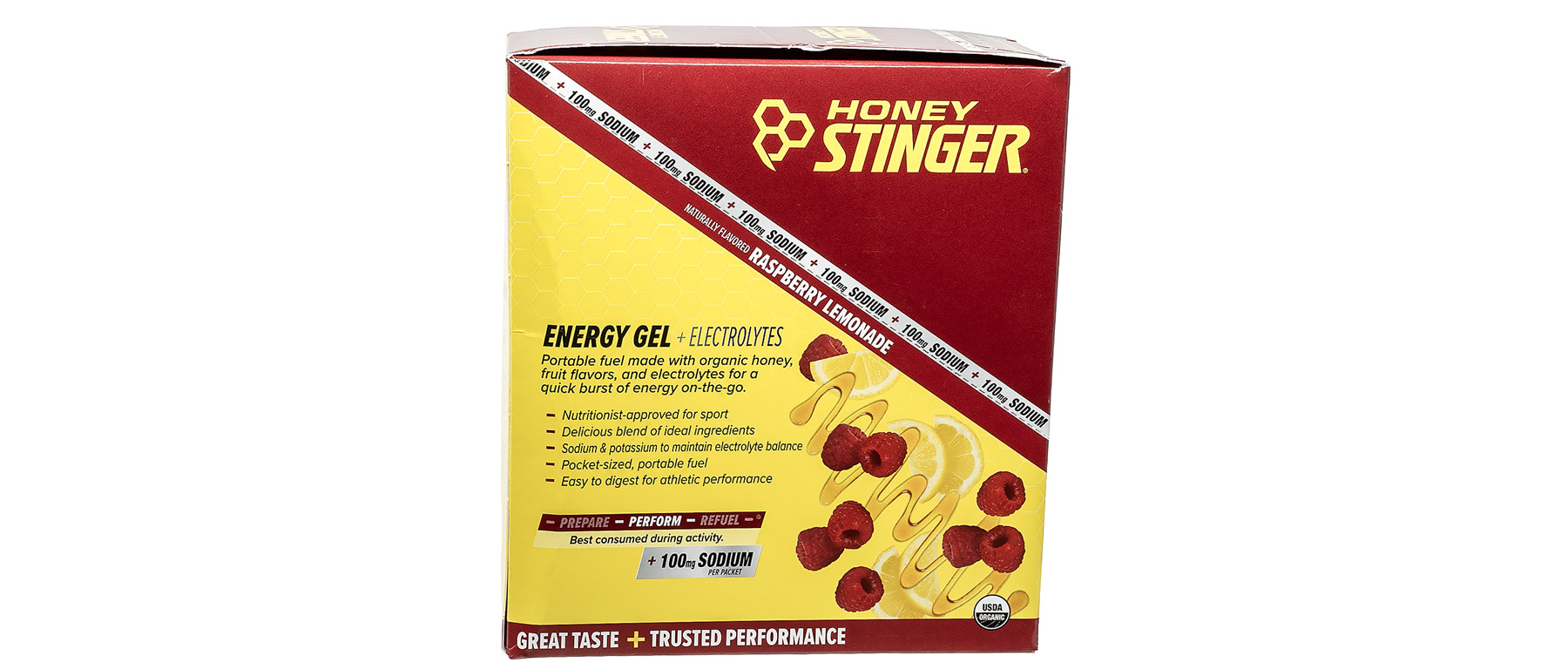 Honey Stinger Electrolyte Energy Gel Box of 12