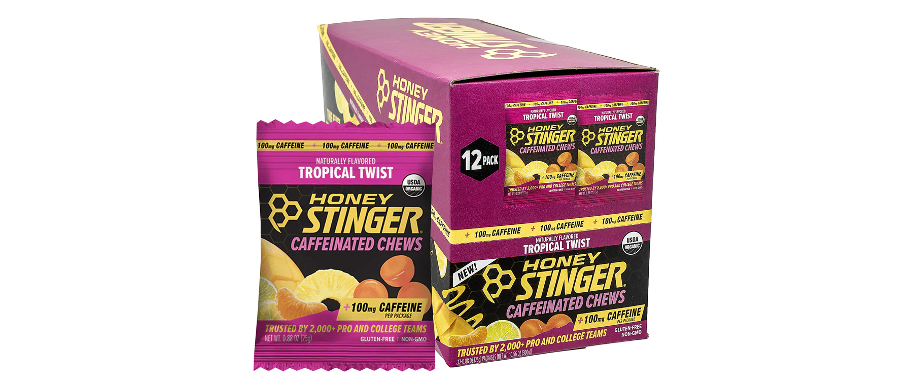 Honey Stinger Energy Chews Box of 12