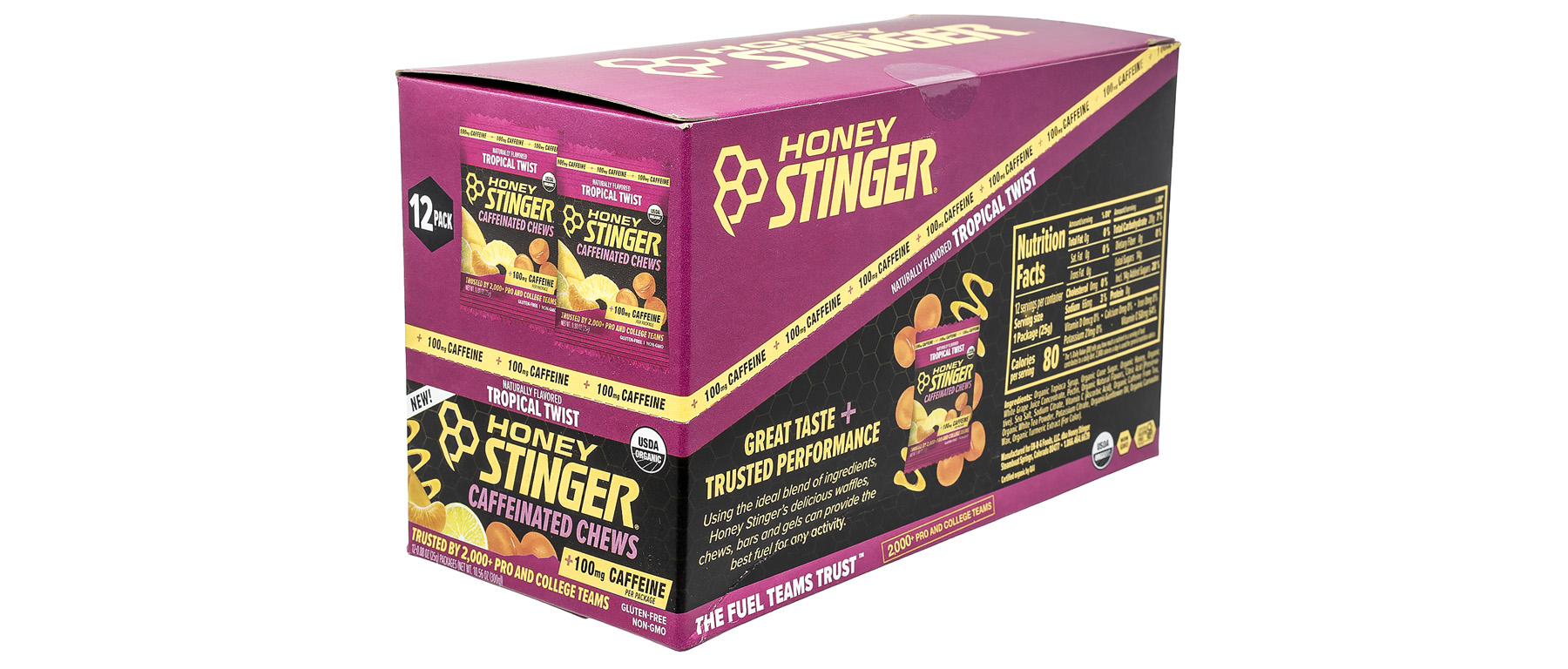Honey Stinger Energy Chews Box of 12