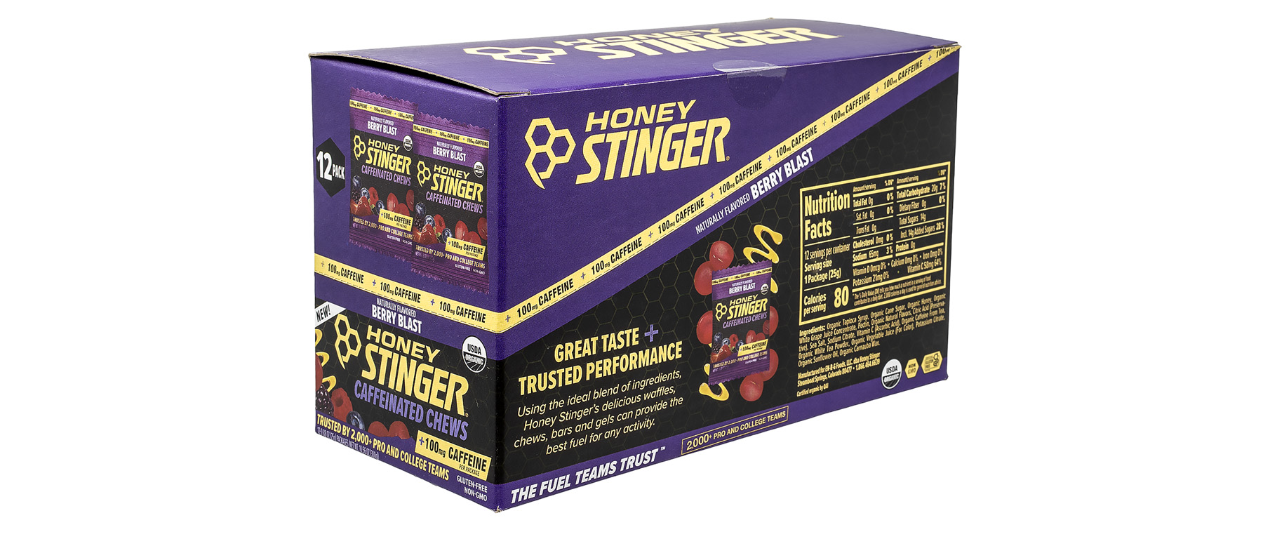 Honey Stinger Energy Chews Box of 12