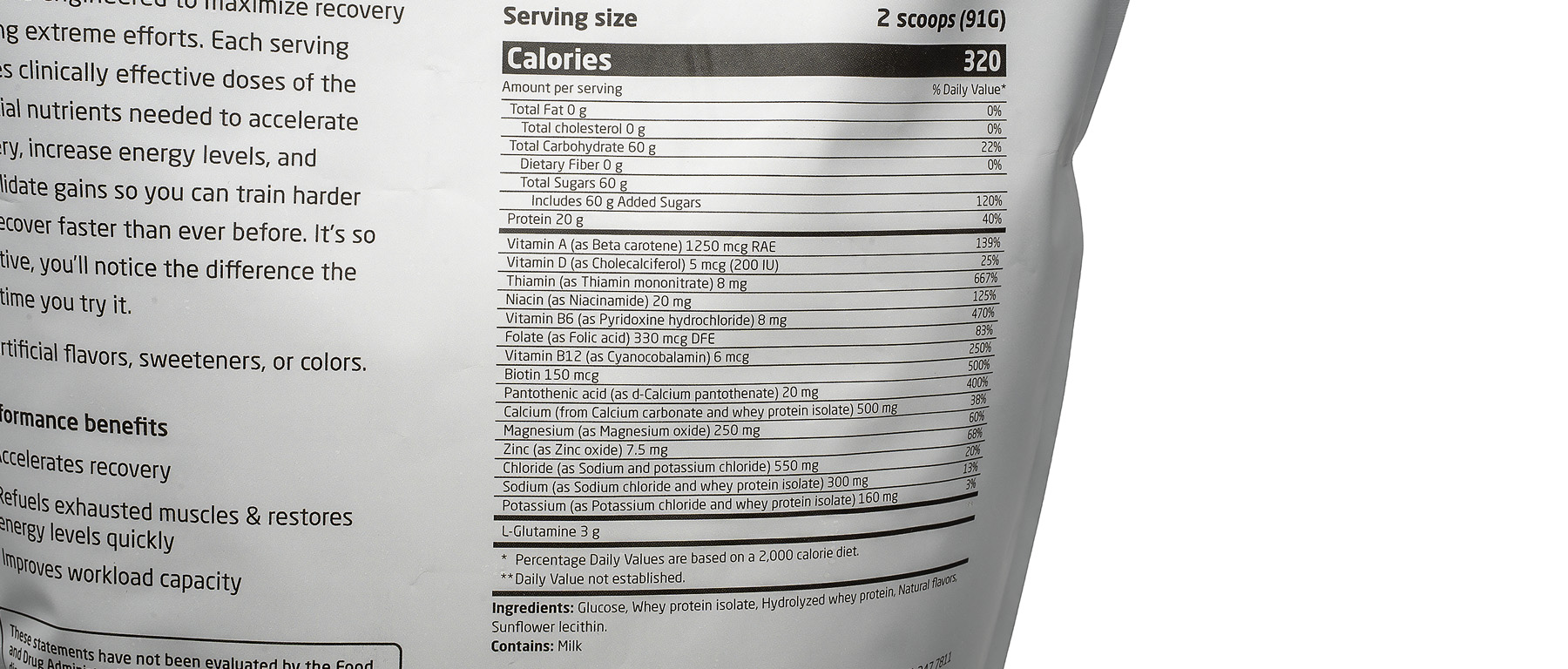 First Endurance Ultragen Recovery Drink Mix 15 Servings