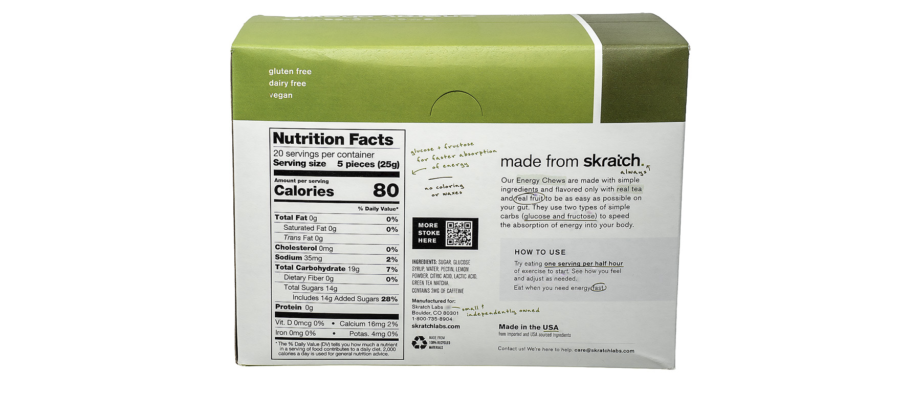 Skratch Labs Energy Chews Sport Fuel 10-Pack
